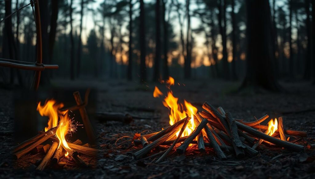 Feuermachen Techniken