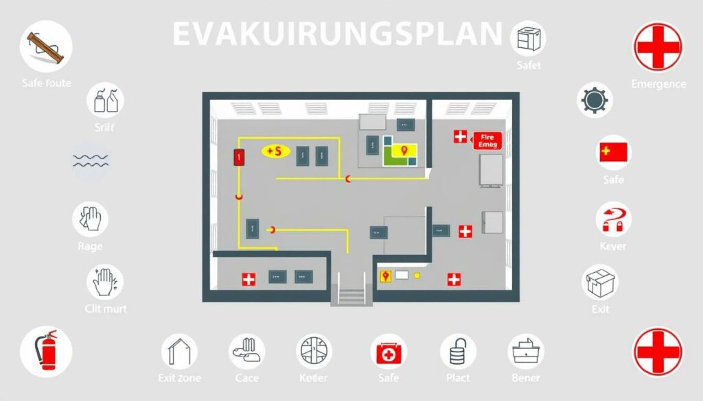 evakuierungsplan